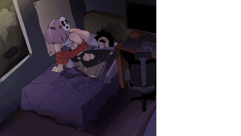 【互动SLG/全动态/汉化】夜里躲避继母的强奸与女友手机聊天（AlArm ）V0.4 机翻汉化【1.30GB】-Acggame