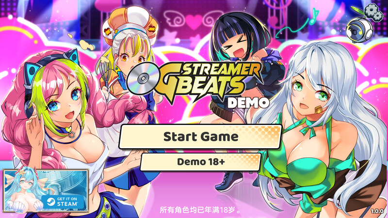 【休闲ACT/节奏音浪/动态/官中】OG 主播计划：节奏出道！（OG Streamer Beats）V1.0 Demo STEAM官中【1.80G】-Acggame