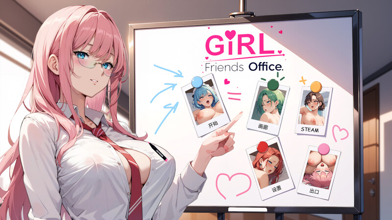 【放置SLG/互动触摸/全动态/官中】女朋友： 办公室！（GIRLFRIENDS: OFFICE!） STEAM官中【600MB】-Acggame